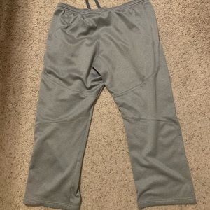 Mens gray Under Armour sweat pants